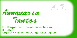 annamaria tantos business card